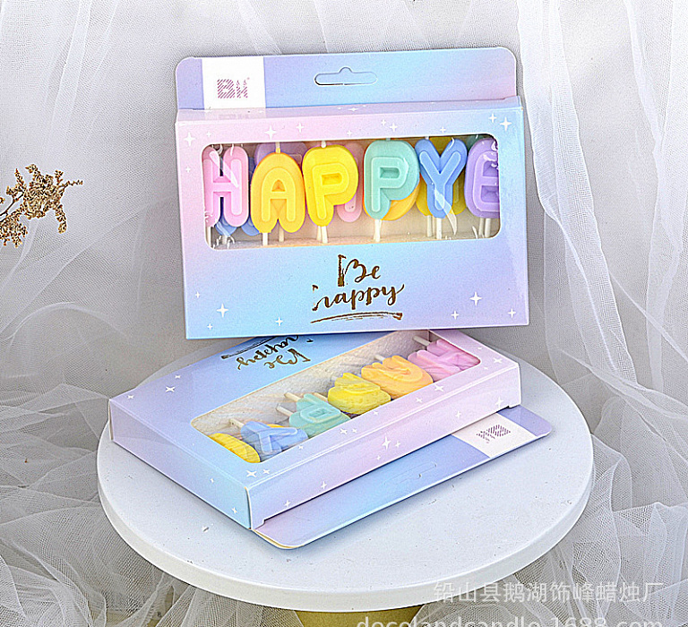НАБОР СВЕЧЕЙ "HAPPY BIRTHDAY" НАБОР СВЕЧЕЙ "HAPPY BIRTHDAY"